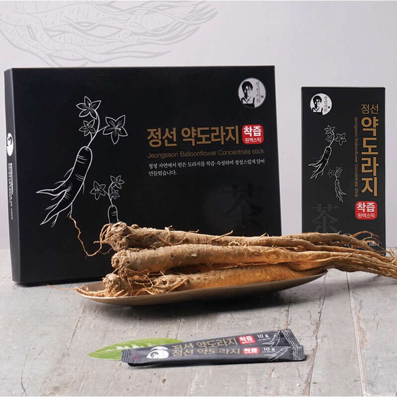 정선아라리한과농원,정선사위 도라지스틱300g 약도라지청 착즙원액 발효 30개입