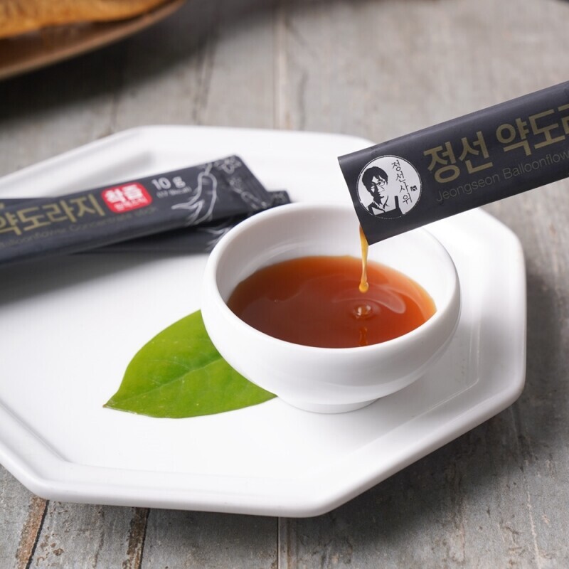 정선아라리한과농원,정선사위 도라지스틱300g 약도라지청 착즙원액 발효 30개입