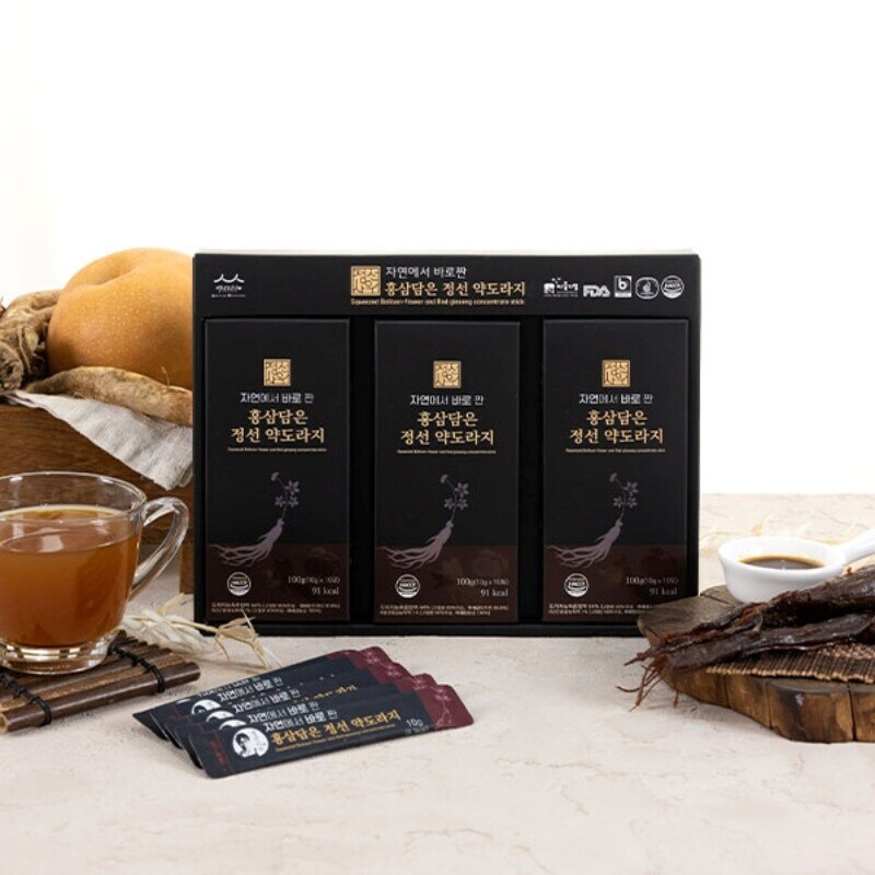 정선아라리한과농원,정선사위 홍삼담은 정선약도라지 30개입 (300g)
