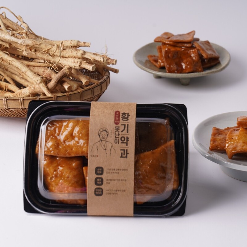 정선아라리한과농원,정선사위 우리밀 수제약과 못난이 황기약과세트 (220gx2팩)