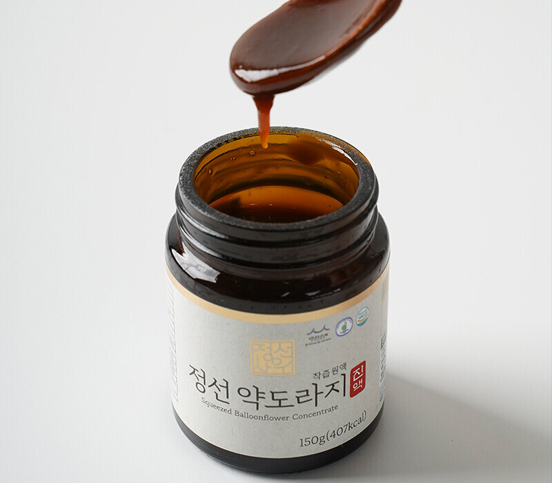 정선아라리한과농원,정선사위 약도라지청 착즙원액 선물세트 (150g*3병)